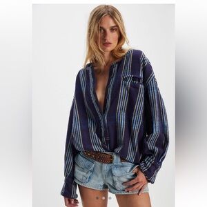 Free People We The Free Perfect In Plaid Pullover